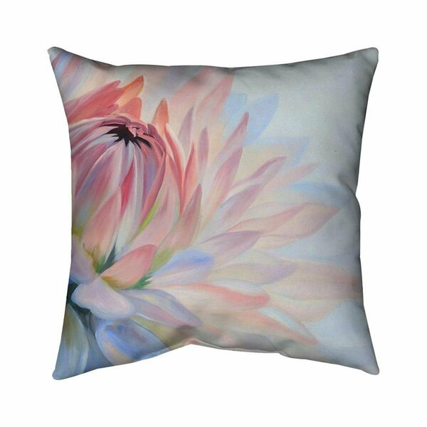Begin Home Decor 26 x 26 in. Lotus Pastel Flower-Double Sided Print Indoor Pillow 5541-2626-FL168